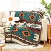 Bohemian Plaid Baumwolle Dekorative Decken Für Bett Sofa Abdeckung Camping Picknick Decke Matte Tapisserie Stuhl Couch Schonbezug 240115