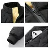 ueteey 2024冬のパーカーの男性ラムズウールジャケットは暖かい防水性屋外のカジュアル軽量男性コートメンズジャケットアウトウェア240115を厚くします