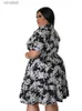 فساتين أساسية غير رسمية WMSTAR-ROBES صب Femmes College de Fleurs Mi-Longue Shot Gros Ourlet Mignon Lgant Vente Livraison Directe YQ240115