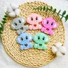 5/10pcs Silicone Teethers Beads elephant Animal Food Grade Silicone Teething Toys DIY Pacifier Chain Accessories Baby Gifts 240115