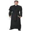 Themakostuum Halloween Rollenspel Priester Voor Mannelijke Herenkleding Cosplay God Lang Zwart Pak Party Costumes282Z