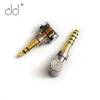 Aksesuarlar DD DDHIFI DJ35A DJ44A 2.5/4.4mm 2,5 mm dengeli kulaklık müzik çalar için dengeli adaptör Ses kablosu 2.5 ila 4.4 jack dönüştürücü