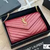 Designerka torby kobiety torebki torebka Woc Caviar Cowhide łańcuch owiniętej koperty luksusowe mini krzyżowe oryginalne skórzane torby na ramię