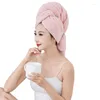 Toalha de microfibra para cabelo, envoltório para mulheres, turbante de secagem rápida, anti-frizz, envoltório de cabeça