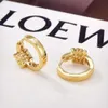 Loewss Earringデザイナー女性最高品質のチャームフレンチスタイル新しいイヤリングファッションライト高級ハイエンドの感覚