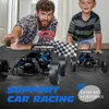 子供向けシノバンリモートコントロール1 18スケールRCレーシング付きLEDライト付きRC RC RC CAR OUTDOOR TOYSギフト男の子の女の子240115