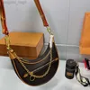 10A Top Quality Half Moon Bolsa de Ombro Bolsa de Designer Clássico Moda Crossbody Bolsa Feminina Bolsa de Ombro Couro de Alta Qualidade Hardware Banquete Bolsa Bolsa