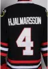 커스텀 남자 여자 청소년 시카고의 블랙 호크스 스티치 4 hjalmarsson chicagojersey w/2015 스탠리 컵 챔피언 패치 아이스 하키 저지