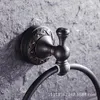 Bathroom Sink Faucets Space Aluminum Retro Suction Cup Stainless Steel Copper Bronze European Pendant Towel Hanging Hole Ring