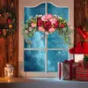 Dekorative Blumen Weihnachten Simulation Kranz Urlaub Kunst Festival Thema Mehrzweck für Zuhause Hochzeit Bogen Wand Tür