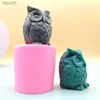Craft Tools 3D Owl Silicone Candle Mold Diy Cute Little Animal Candle Making Supplies Handmade Soap Plaster Craft Resin Mold Home Decor Gift YQ240115