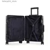 Koffers Reizen Spinner Bagage 20/22/24/26 inch Aluminium Frame Rolling Koffer Man Dames Mode Trolley Case Business Boarding Box Q240115