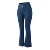 Damesjeans Dames klassiek casual slank hoge taille blauw denim potlood maat 12 korte jeansbroek voor dames