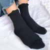 Женские носки рюмки белый черный цвет лолита в стиле японская девичь