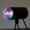 Luce da discoteca colorata DMX 3W DJ LED Testa mobile automatica Luce da palco rotante Luci da sera in cristallo RGB LL