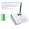 Accessories Fixed Wireless Phone 4G Desktop Telephone SIM Card Cordless Phone with Antenna Radio Alarm Clock SMS Funtion for Call Center