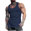Herren Tank Tops Herren Weste T-Shirts Bluse Workout Bodybuilding Marke Rundhalsausschnitt Fitness Muscle Gym