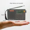 Radio Sihuadon R108 Radio FM Stereo Digital Portable Radio Am SW Air Radiomottagarens larmfunktion Display Temperaturhögtalare