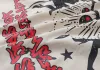 2024 Il marchio di moda americano Hellstar Abstract Body adotta la camicia Hellstar Fun Print Vintage di alta qualità in doppio cotone Designer Casual T-shirt a maniche corte