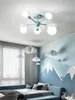 Lampadari Nordic Camera dei bambini Colore Camera da letto Sala da pranzo Studio Decorazioni per la casa Illuminazione Interior Design Boy Girl Fixtures