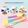Docolor Buntes Make-up-Pinsel-Set, Kosmetik, Foundation, Puder, Rouge, Lidschatten, Gesicht, Kabuki, Blending, Make-up-Pinsel, Beauty-Tool 240115