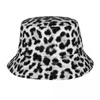 Beralar Leopard Baskı (4) Kova Şapkaları Panama Şapkası Çocuklar Bob Açık Moda Balıkçı Yaz Balıkçılığı UNISEX CAPS