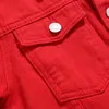Veste en jean pour femmes printemps et automne décontracté court Version coréenne vêtements de couleur unie 240115