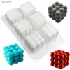 Craft Tools 6-cavity Large Bubble Silicone Candle Mold Mousse Cake Chocolate Mold Aromatherapy Soap Candle Home Decor Candle Making Supplies YQ240115