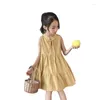 Mädchen Kleider Mädchen Sommer Kleid Prinzessin Spitze Up Taille Mode Party Fliege Für Kinder Kleidung 7 8 9 12 jahre