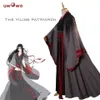 UWOWO Wei Wuxian Patriarcha Cosplay Cosplay Grandmaster Demonicznego Kostium uprawy Wei Wuxian Mo Dao Zu Shi Costume Men2200