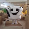 2019 fábrica novo dente mascote traje trajes de festa fantasia personagem cuidados dentários mascote vestido parque de diversões outfit184g