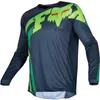 2024 T-shirty męskie Fox Speed ​​Reseleation Mountain Road Rower Rower Suit Spring Cienki długi rękaw Szybkie suszenie i oddychanie