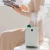 Humidifiers Cactus Double Spray Humidifier Household Silent Sprayer Bedroom 1L Large Capacity Spray 2000mAh Desktop Atomizer DC5VL240115