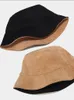 Basker dubbelsidiga fyra säsonger Fisherman Hat Solid Corduroy Sun Reversible Hip foldbar jakt