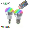 E27 E14 LED 16色の変更RGB RGBW電球ランプ85-265V RGB LEDライトスポットライトリモコンLL