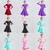 Bühnenkleidung Mädchen Ballsaal Latin Dance Kleidung Kinder Salsa Performance Kostüme Cha Tango Outfit Kostüm Modernes Walzerkleid