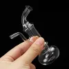 Clear Glass Bowl Shisha Oil Burner Glass Percolater Bubbler Pipes Hookah Ash Catchers For Bong Small Pot Water Pipes ZZ