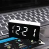 Desk Table Clocks LED Electronic Watch Mirror Alarm Clock Home Furnishings Smart Small Tools Desk Digital Bedroom Decoration Table And Accessoryvaiduryd