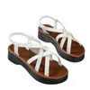 أحذية منصة للسيدات لـ S Sandals Summer Ladies Daily Daily Sandalias Round Toe Female Female Plan Platm Ladie Wedge Sandalia Elatic 908