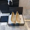 Chan c designers klänning skor slingbacks sandal balett lägenheter skor espadrilles ballerinas sandaler damer fest bröllop kvinnor chunky höga klackar toffel hgewer