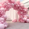 Dekoracja imprezy 200pcs 5 cali różowe urodziny dekoracje ślubne balony lateksowe balon świąteczny baby shower