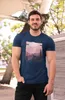 Camiseta gráfica masculina 100% algodão macio em torno do pescoço manga curta camiseta interessante design novo camisa