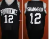 12 God Shammgod Providence Bianco Nero Retro Classic College Basketball Jersey Mens Ed Maglie con numero e nome personalizzati