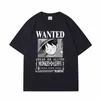 Męskie koszule T-Tank Anime Tops Ogabersja koszulka Bawełniana bawełniana koszulka Tshirt Casual Vintage krótko-rękawowe koszulki unisex streetwear y2k