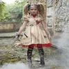 Vampire Girls Costumes Halloween Costume for Kids Wedding Ghost Bride Flower Girl Witch Costume Voodoo Disfraz217e