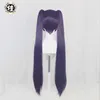 Pre- Uwowo Game Genshin Impact Mona Megistus Cosplay Wig Astral Reflection 90cm Purple Twin Tail Y09132685