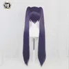 PRE- UWOWO Game Genshin Impact Mona Megistus Cosplay Wig Astral Reflection 90cm Purple Twin Tail Y09132685