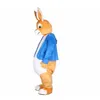 Costume de mascotte de lapin de pâques, pour adulte, à porter pour le carnaval, Costume de fête de carnaval, 247S