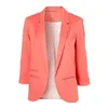 Automne printemps dames Blazer à manches longues Blaser femmes costume veste Femme féminine Blazer Femme rose bleu blanc noir Blazer 240115