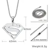 Superman Pendaplated Superman Halsband hängsmycken för män Kvinnor PN-002265R